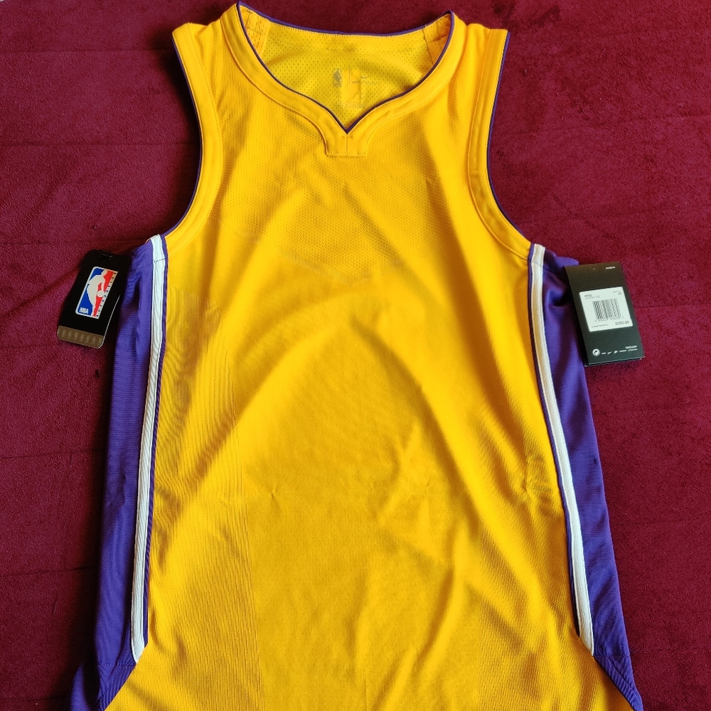 New Size 40 Nike Aeroswift NBA Blank Jersey Lakers